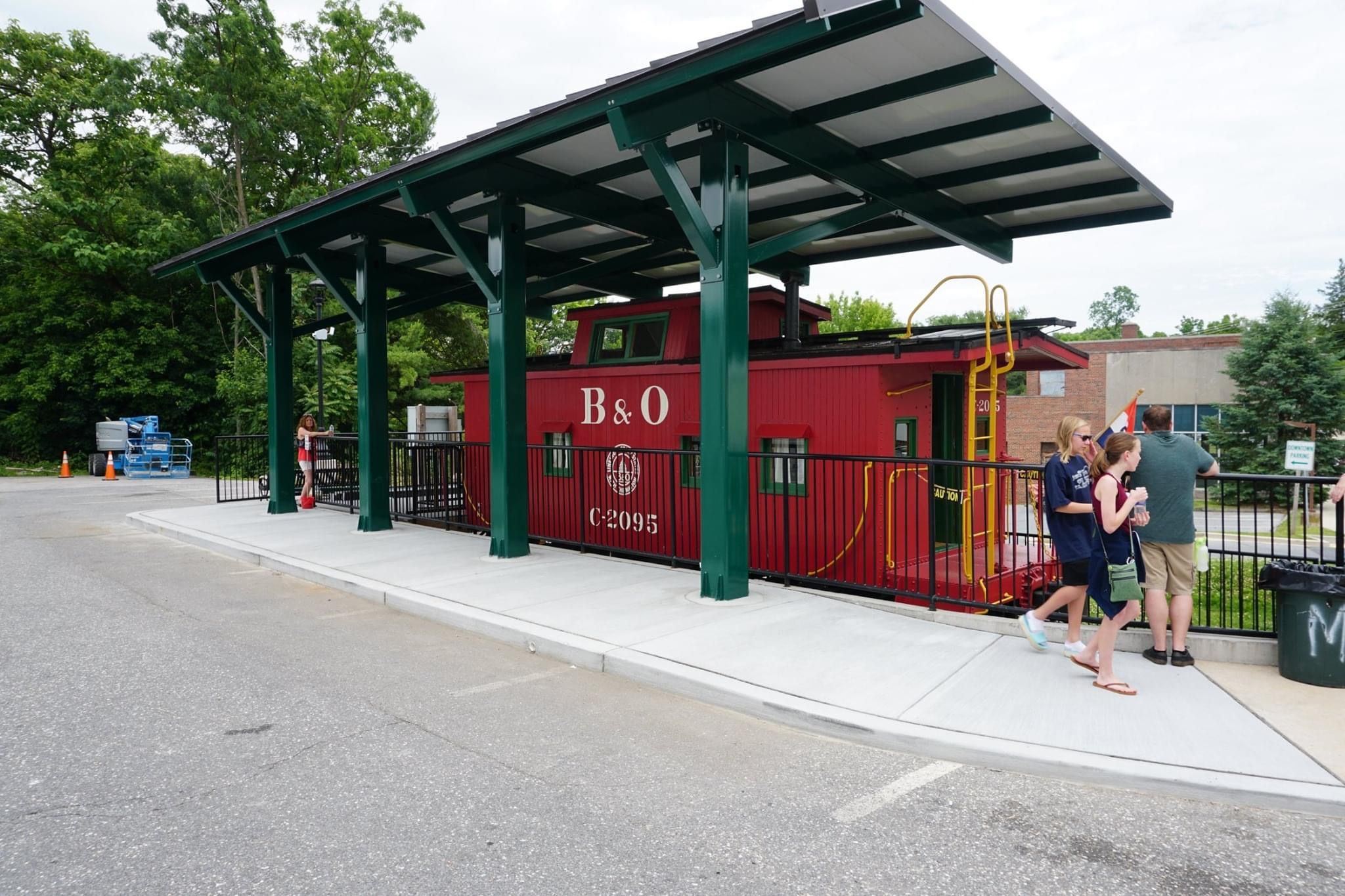 Downtown Mt. Airy Caboose