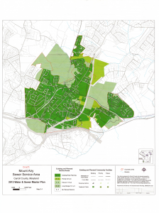 Draft Map 2013 - Mount Airy Sewer Service Area Map